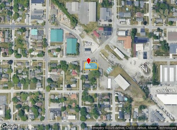  318 N Jackson St, Crown Point, IN Parcel Map