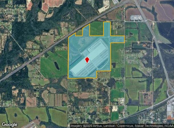  8725 County Farm Rd, Irvington, AL Parcel Map