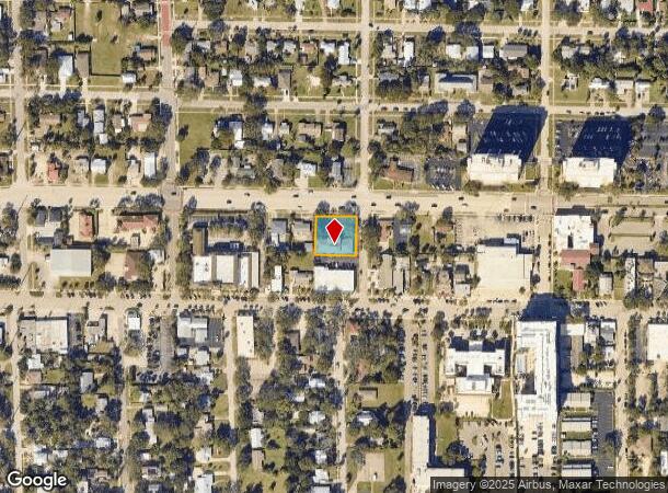  525 E Strawbridge Ave, Melbourne, FL Parcel Map