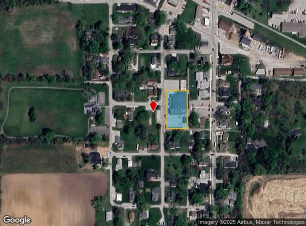  345 S Bowers St, Whitestown, IN Parcel Map