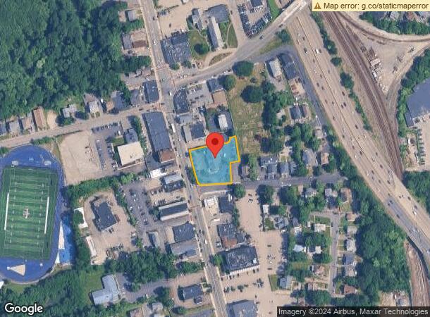  374 Washington St, Braintree, MA Parcel Map