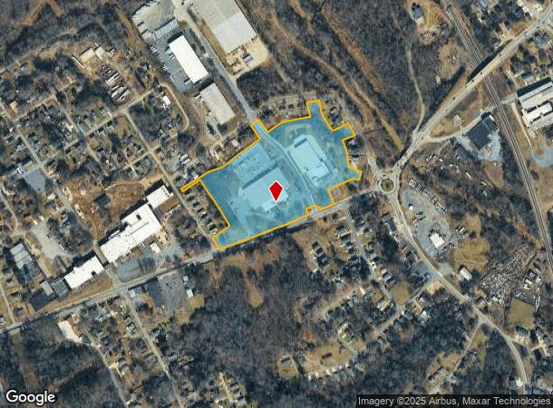  484 Cabarrus Ave W, Concord, NC Parcel Map