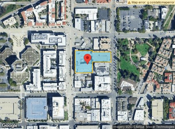  180 N Fair Oaks Ave, Pasadena, CA Parcel Map