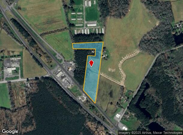  8991 Ocean Hwy, Westover, MD Parcel Map