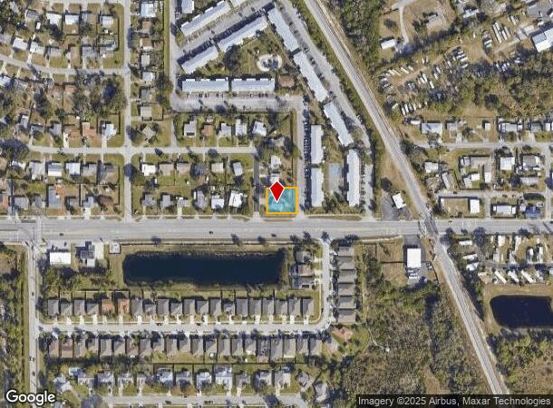 1912 Post Rd, Melbourne, FL Parcel Map