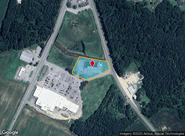 1605 S Main St, Lillington, NC Parcel Map