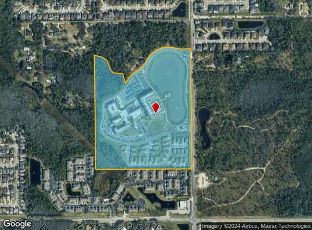  2100 Hestia Loop, Oviedo, FL Parcel Map