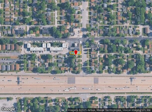  17416 Burnham Ave, Lansing, IL Parcel Map
