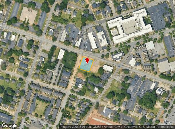  515 Pendleton St, Greenville, SC Parcel Map