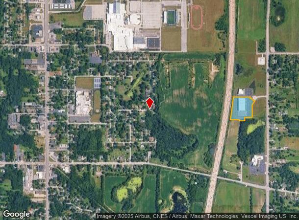  1565 E 70Th Ct, Merrillville, IN Parcel Map