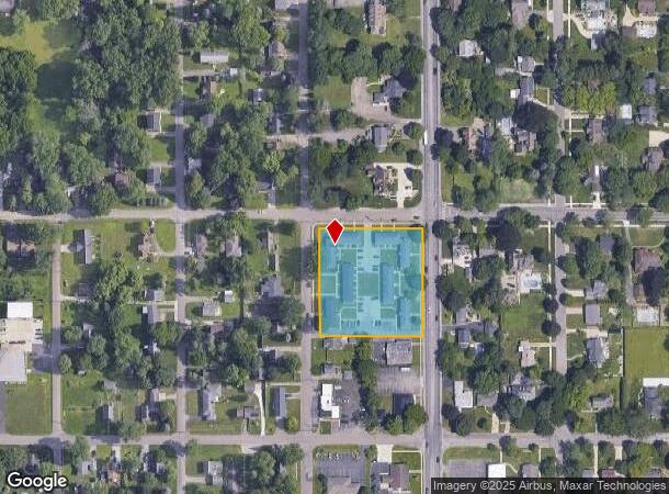  1609 W Franklin St, Jackson, MI Parcel Map
