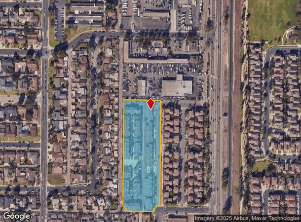  1051 N A St, Oxnard, CA Parcel Map