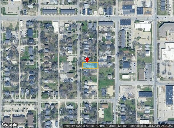  1333 22Nd St, Des Moines, IA Parcel Map