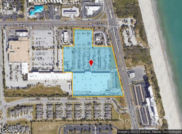  1001 E Eau Gallie Blvd, Indian Harbour Beach, FL Parcel Map