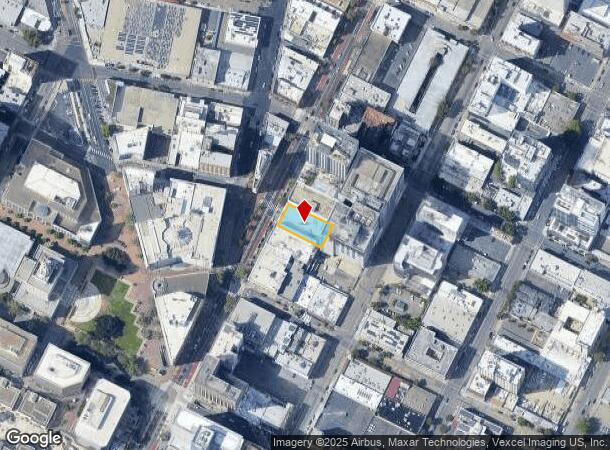  1544 Broadway, Oakland, CA Parcel Map