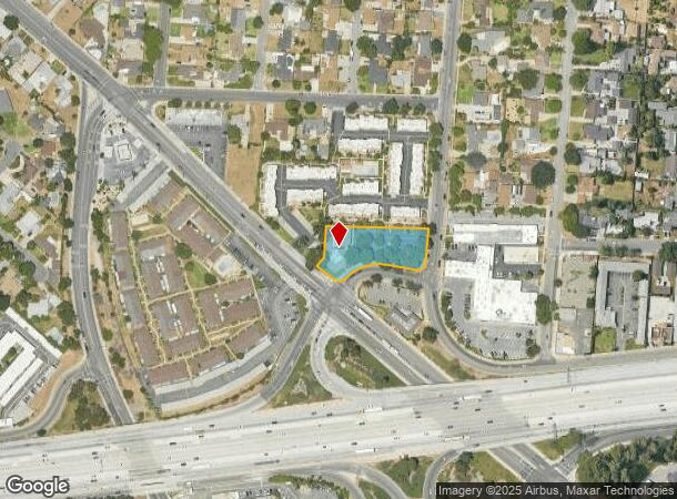  1901 W Pacific Ave, West Covina, CA Parcel Map