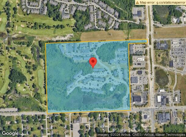  5801 Bridgewater Dr, Clarkston, MI Parcel Map