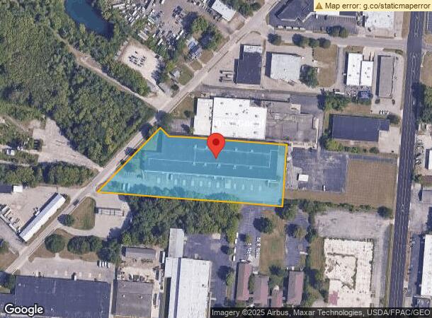  2404 E River Rd, Moraine, OH Parcel Map