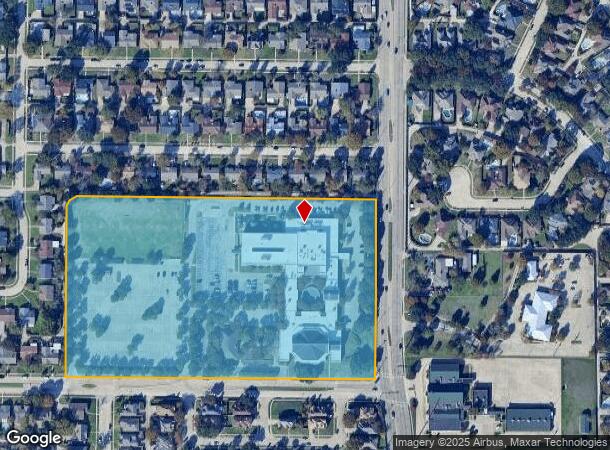 600 S Jupiter Rd, Richardson, TX Parcel Map