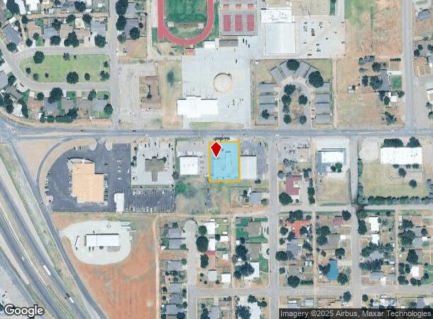 1535 W Division St, Slaton, TX Parcel Map