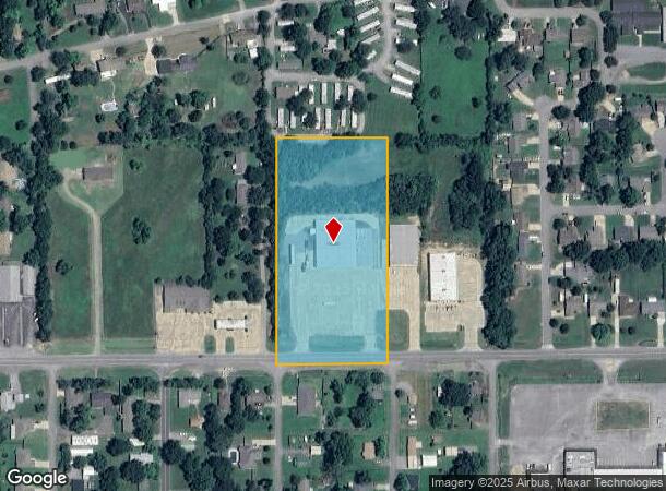 1010 E Poplar St, Fort Gibson, OK Parcel Map