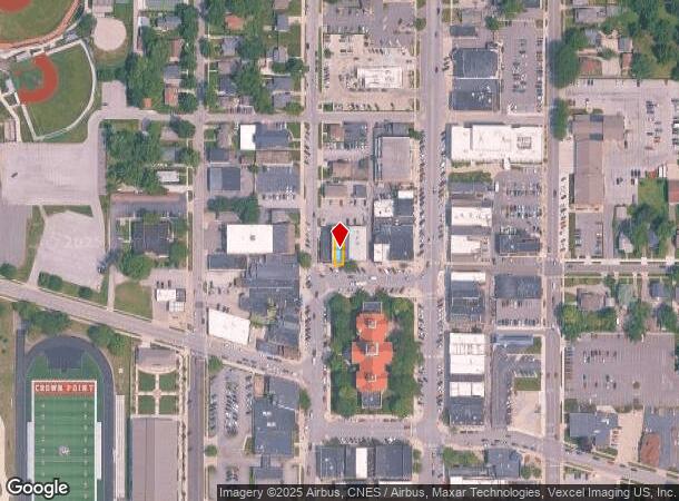  118 W Clark St, Crown Point, IN Parcel Map
