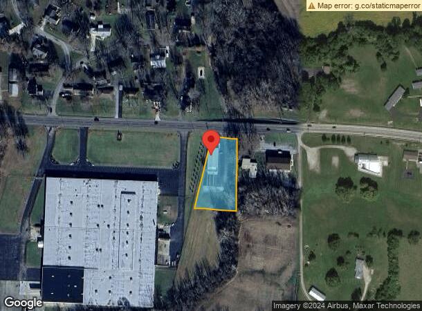  581 E Main St, Hagerstown, IN Parcel Map