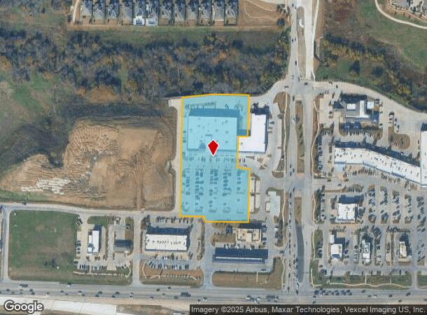4900 W University Dr, Prosper, TX Parcel Map