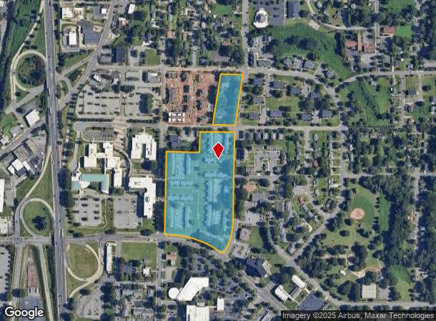 931 Highland Ave, Winston Salem, NC Parcel Map