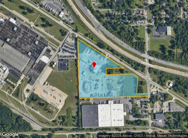  37500 Northline Rd, Romulus, MI Parcel Map