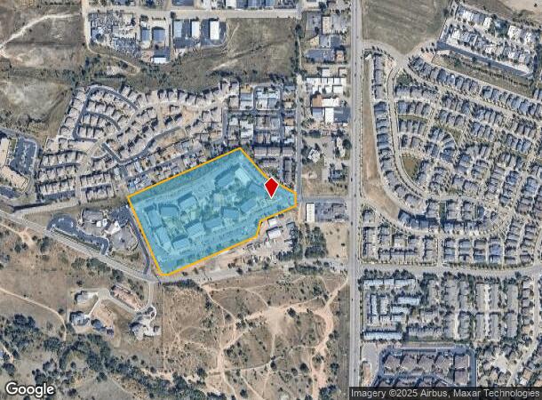 2210 Skyview Ln, Colorado Springs, CO Parcel Map