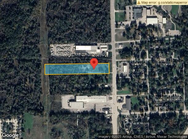  21640 Telegraph Rd, Romulus, MI Parcel Map