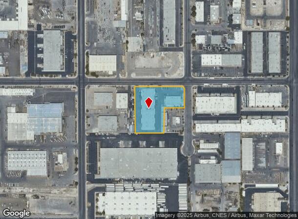  4545 W Reno Ave, Las Vegas, NV Parcel Map