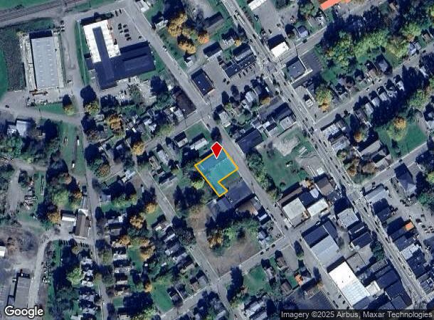  105 Central Ave, Owego, NY Parcel Map