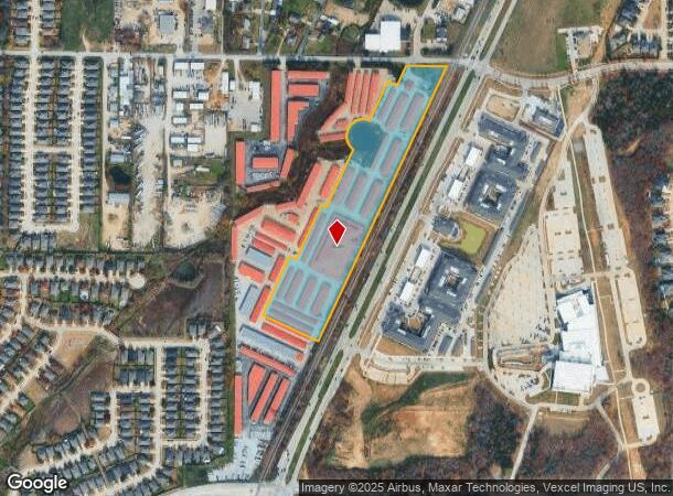 4900 Keller Hicks Rd, Fort Worth, TX Parcel Map