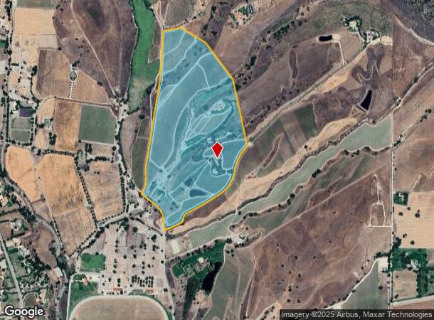 1755 Fletcher Way, Santa Ynez, CA Parcel Map