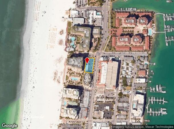 490 Mandalay Ave, Clearwater Beach, FL Parcel Map