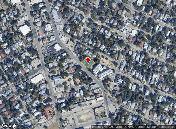 1218 S Presa St, San Antonio, TX Parcel Map