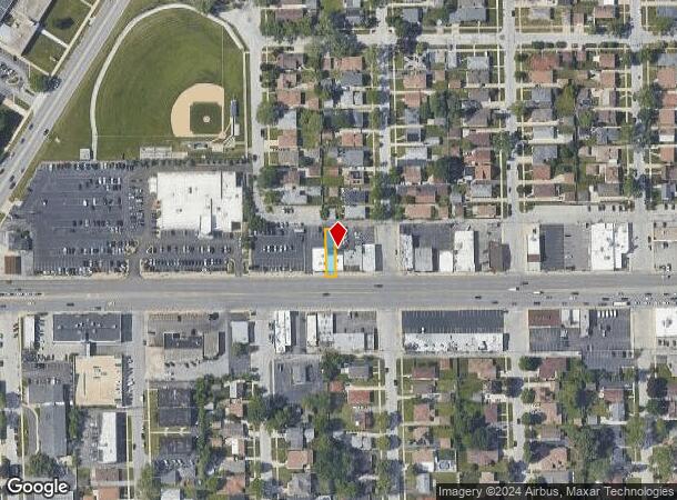  5740 W 95Th St, Oak Lawn, IL Parcel Map