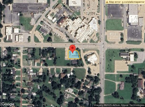  1208 E Hartford Ave, Ponca City, OK Parcel Map