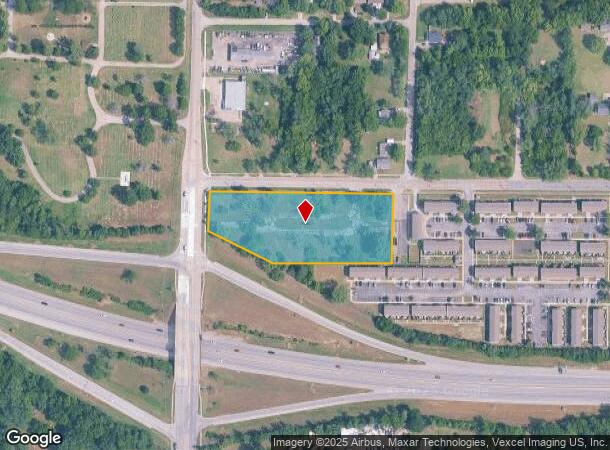  1100 Se California Ave, Topeka, KS Parcel Map