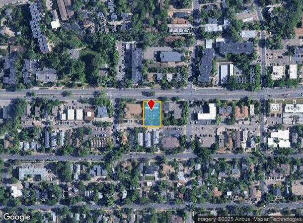  2120 Canyon Blvd, Boulder, CO Parcel Map