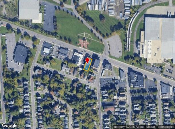  1721 Milton Ave, Syracuse, NY Parcel Map