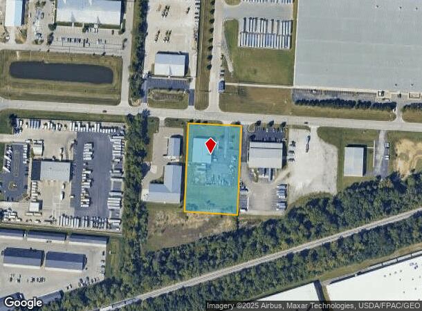  1625 Eastgate Pkwy, Columbus, OH Parcel Map