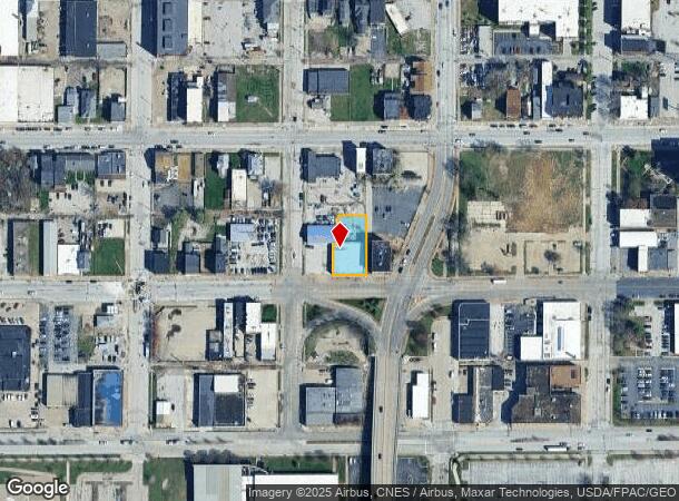 724 W 2Nd St, Davenport, IA Parcel Map