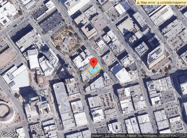  201 N Mesa St, El Paso, TX Parcel Map