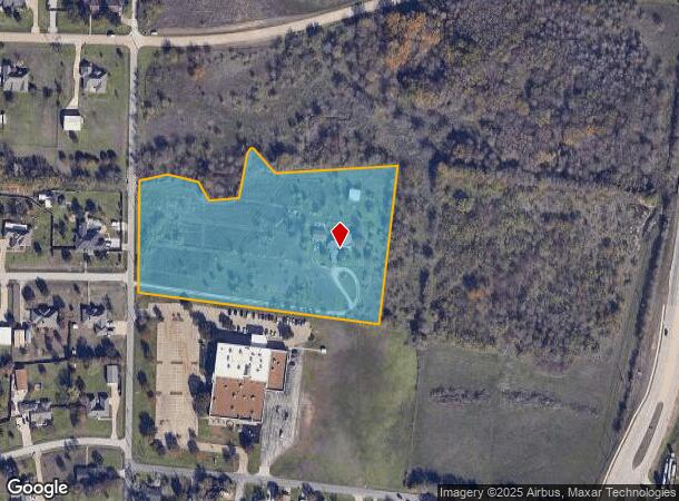  580 Creek Hill Way, Justin, TX Parcel Map