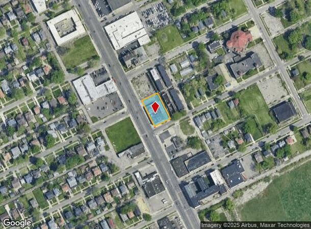  16140 Woodward Ave, Highland Park, MI Parcel Map