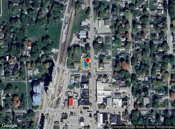 201 N Main St, Moweaqua, IL Parcel Map