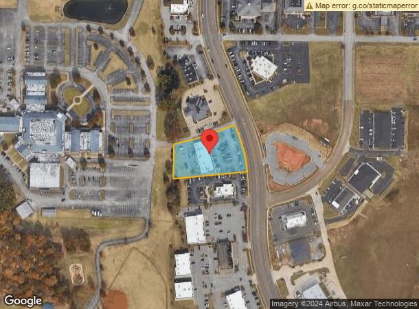  1430 Union University Dr, Jackson, TN Parcel Map